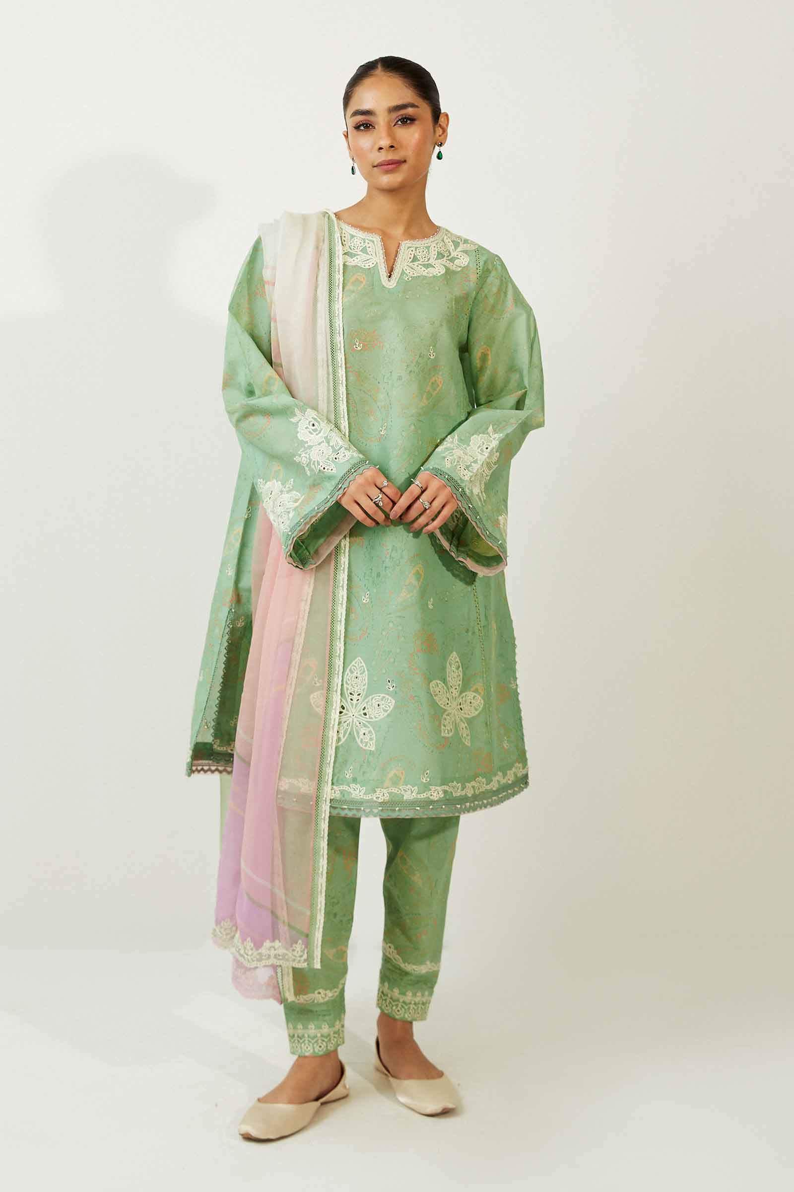 Coco by Zara Shahjahan Embroidered Lawn Suits Unstitched 3 Piece