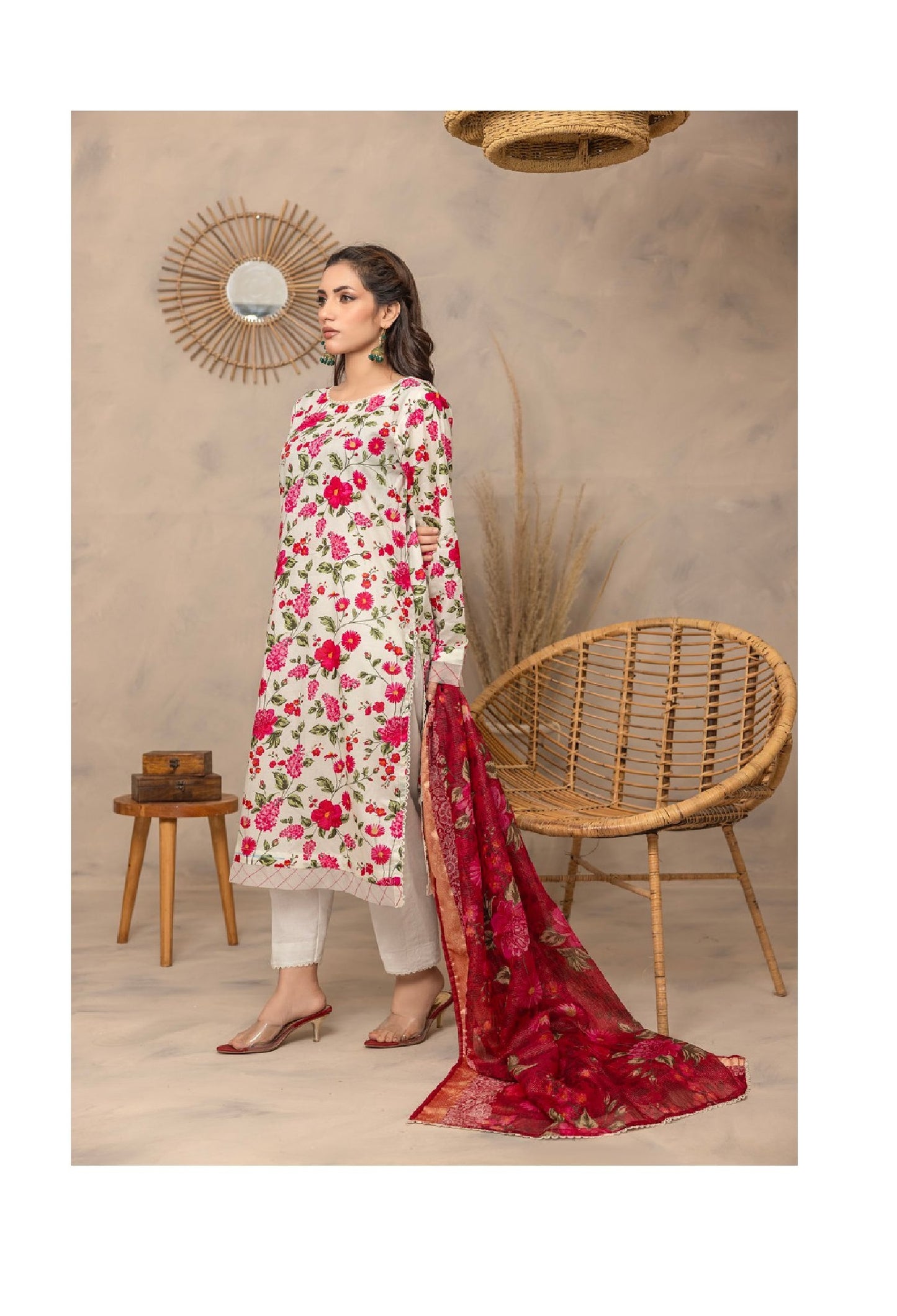 Salina Platinum By Regalia Textiles Printed Lawn Suits Unstitched 3 Piece - SM-03 - Summer Collection