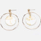 Round Drop Earrings - HDJ 022